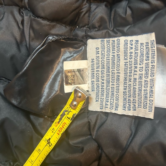 Moncler Aredhel Fur-Trimmed Down Jacket Coat size 1 - Picture 9 of 16